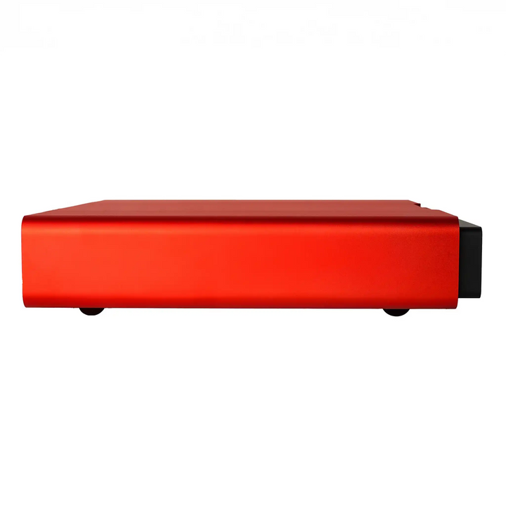 HIFIMAN Serenade Jr DAC amp left side profile eye level view whitebox