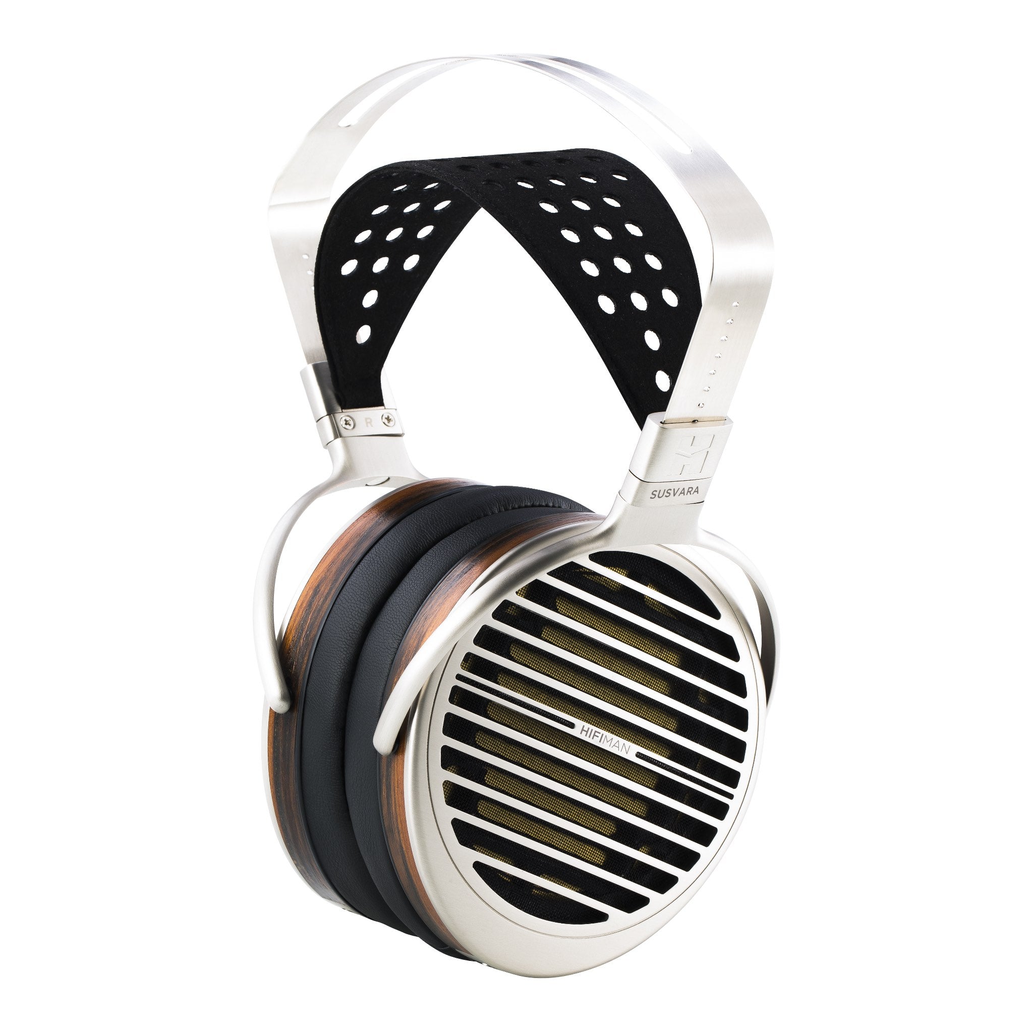 HiFiMAN Susvara quarter profile eye level over white background