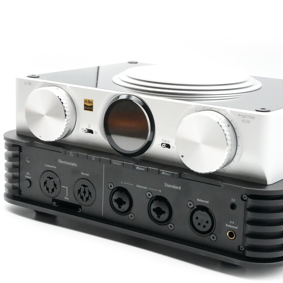 iFi iCAN Phantom PREOWNED | Hybrid Tube Conventional and Electrostatic Headphone Amplifier-Bloom Audio