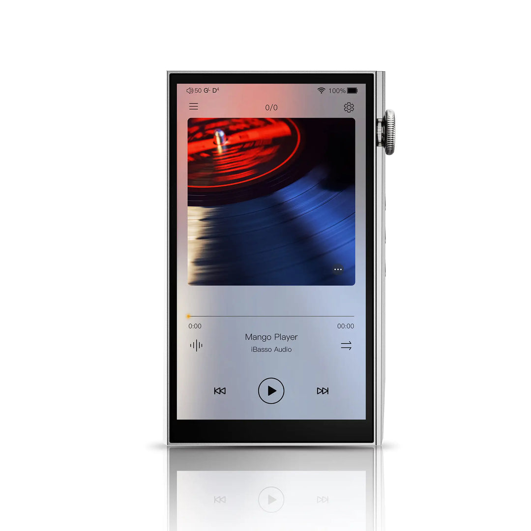 iBasso DX260MK2 DAP in silver standing front center whitebox