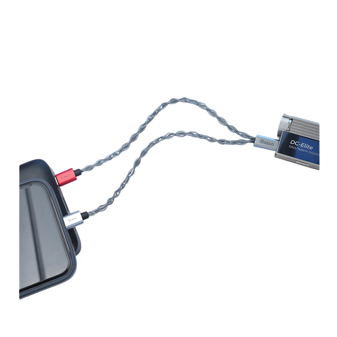 iBasso CB19C | Triple USB-C Cable for DAC Dongles