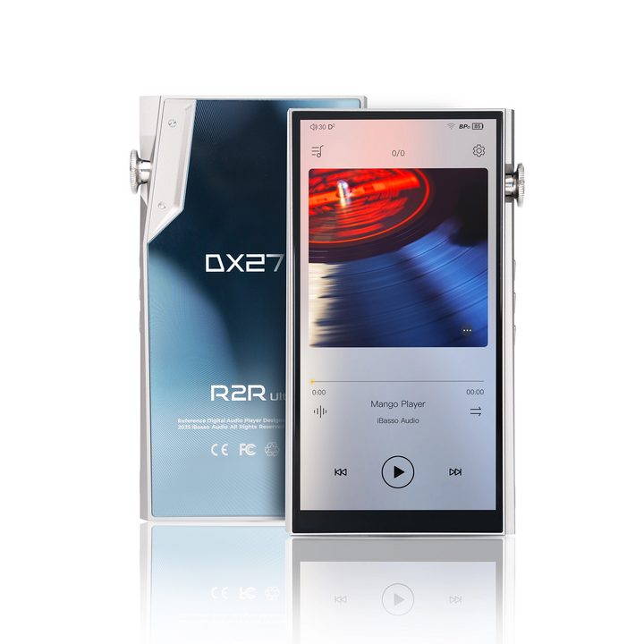 iBasso DX270 R2R Ultra DAP silver x2 front and back center whitebox
