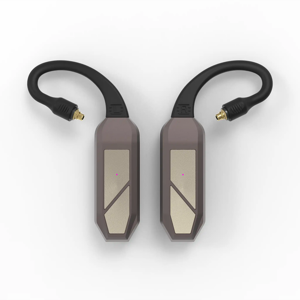 iFi Audio GO pod Max lying face up Birdseye view whitebox