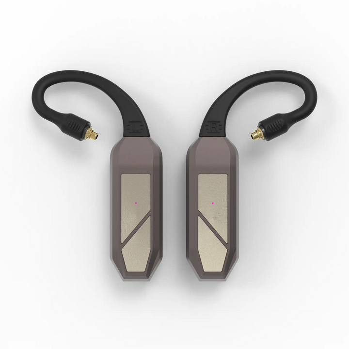 iFi Audio GO pod Max lying face up Birdseye view whitebox