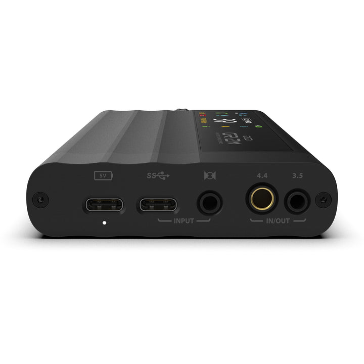 iFi Audio iDSD GR 2 MT shown from the rear, featuring multiple ports including USB-C, 3.5mm and 4.4mm