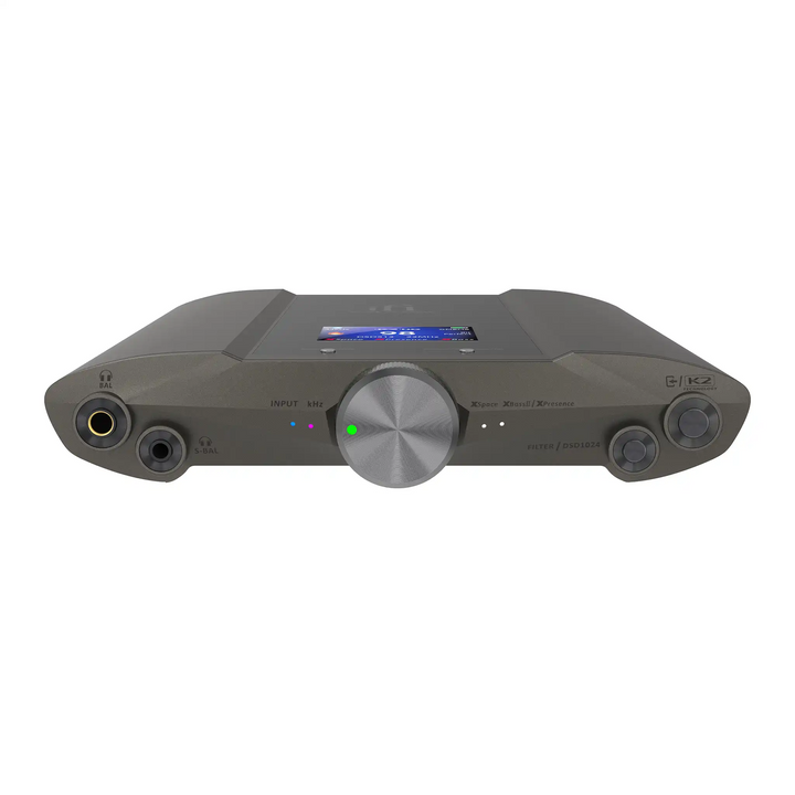 iFi Audio iDSD Valkyrie black amp front eye level whitebox
