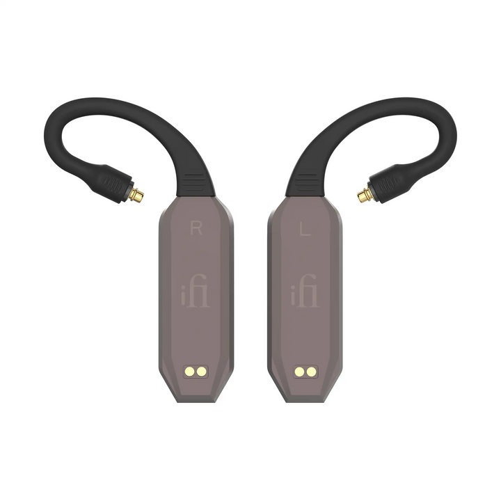 iFi Audio GO pod Max lying face down Birdseye view whitebox