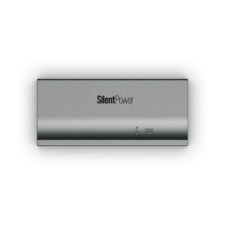 iFi USB iPurifier Pro lying face up birdseye view whitebox