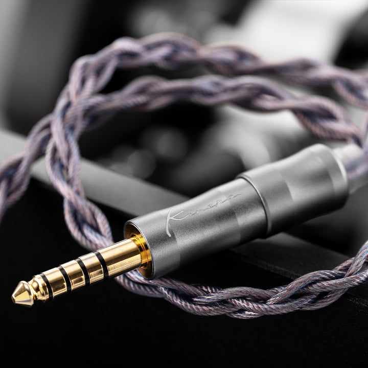Kinera Freya 2.0 extreme closeup 4.4mm termination and cable