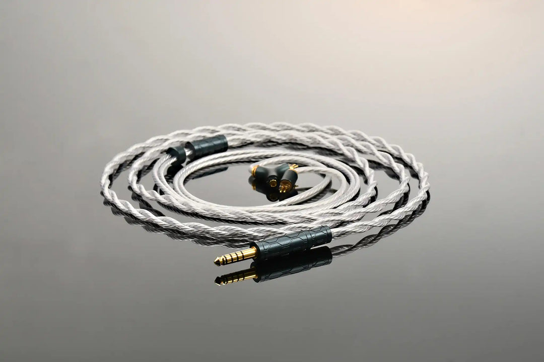 Kinera Gramr Pro Silver 2-Pin IEM Upgrade Cable | Bloom Audio