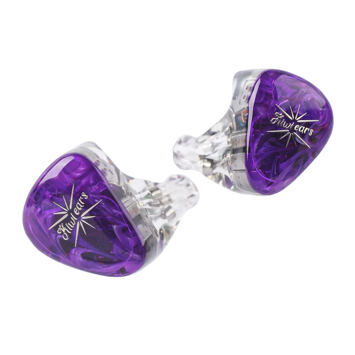 Kiwi Ears Orchestra Lite iems purple front view whitebox