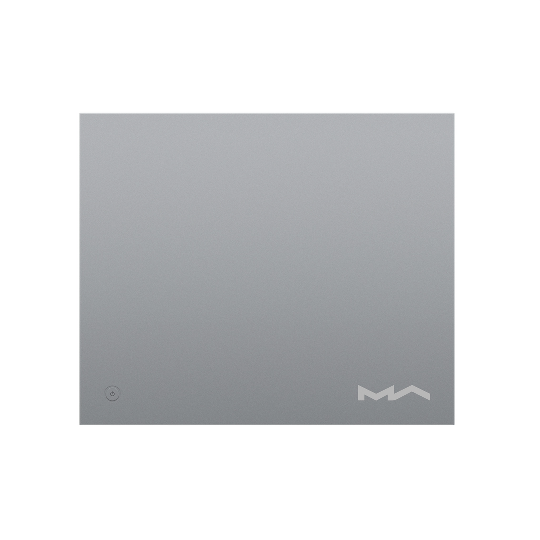 Matrix Audio mini-i PRO 4 Birds Eye view of silver top whitebox