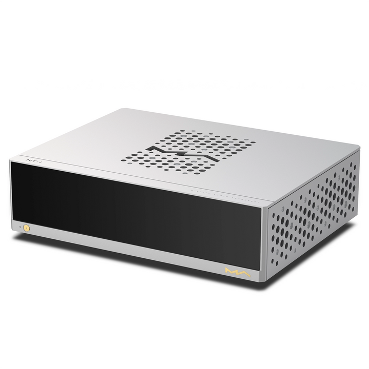 Matrix Audio NT-1 Digital Audio Transport front right 3 quarter whitebox