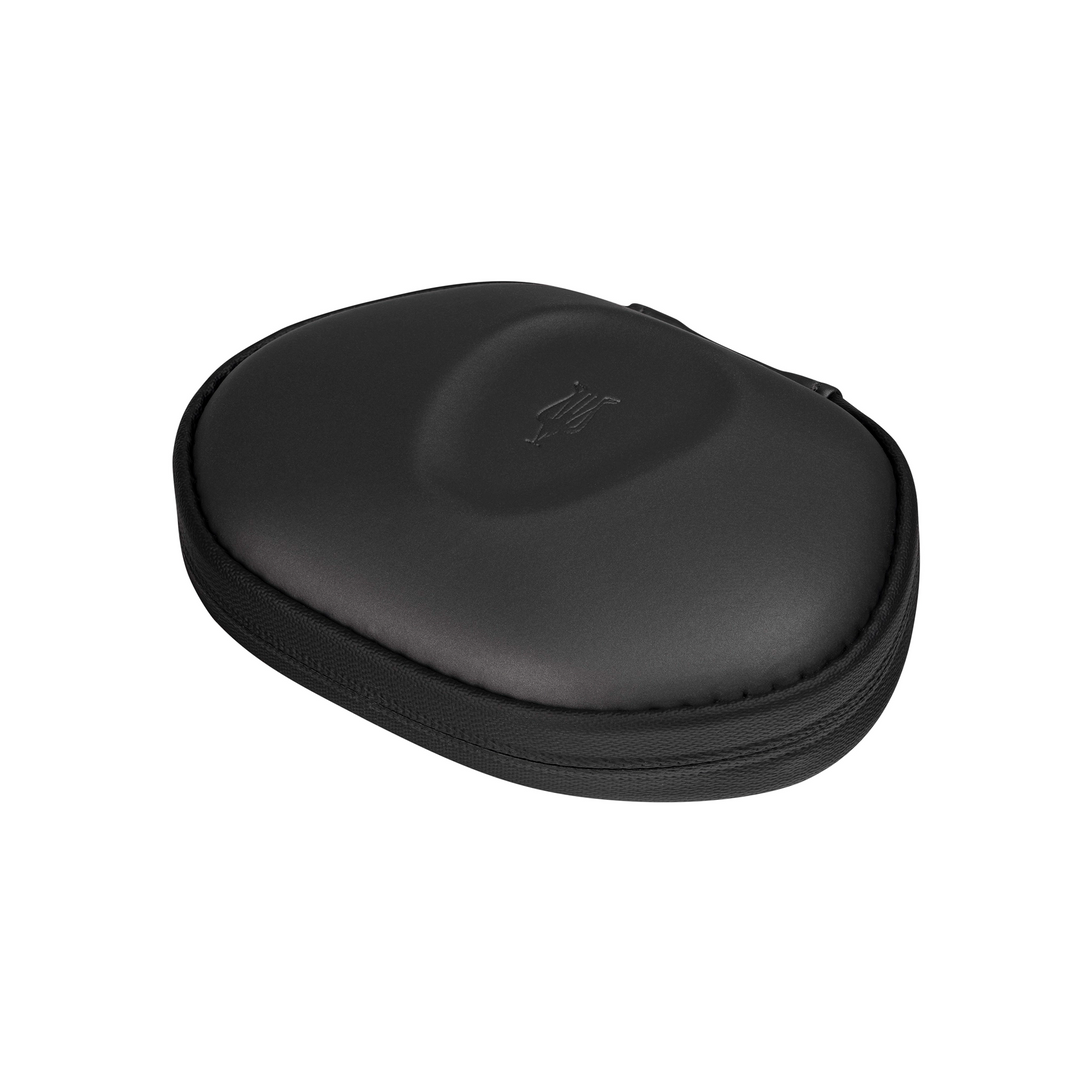 Meze Audio ASTRU IEMs zip case front right 3 quarter whitebox