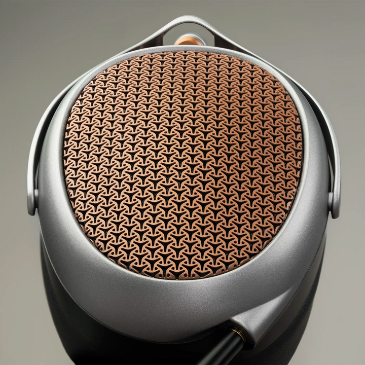 Meze Audio POET headphone extreme closeup grille and frame