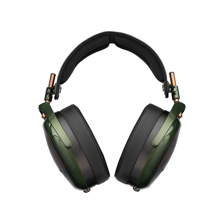 Meze Audio Strada headphones rear straight on whitebox