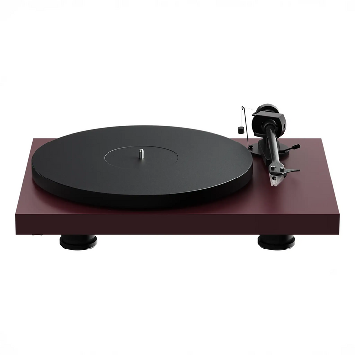 Pro-Ject Debut EVO 2 Satin Wine Red top front whitebox