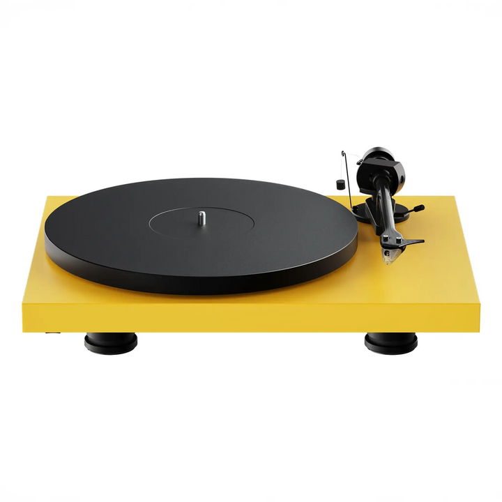 Pro-Ject Debut EVO 2 Satin Golden Yellow top front whitebox