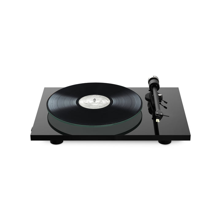 Pro-Ject T2 Super Phono black top front quarter without dust cover