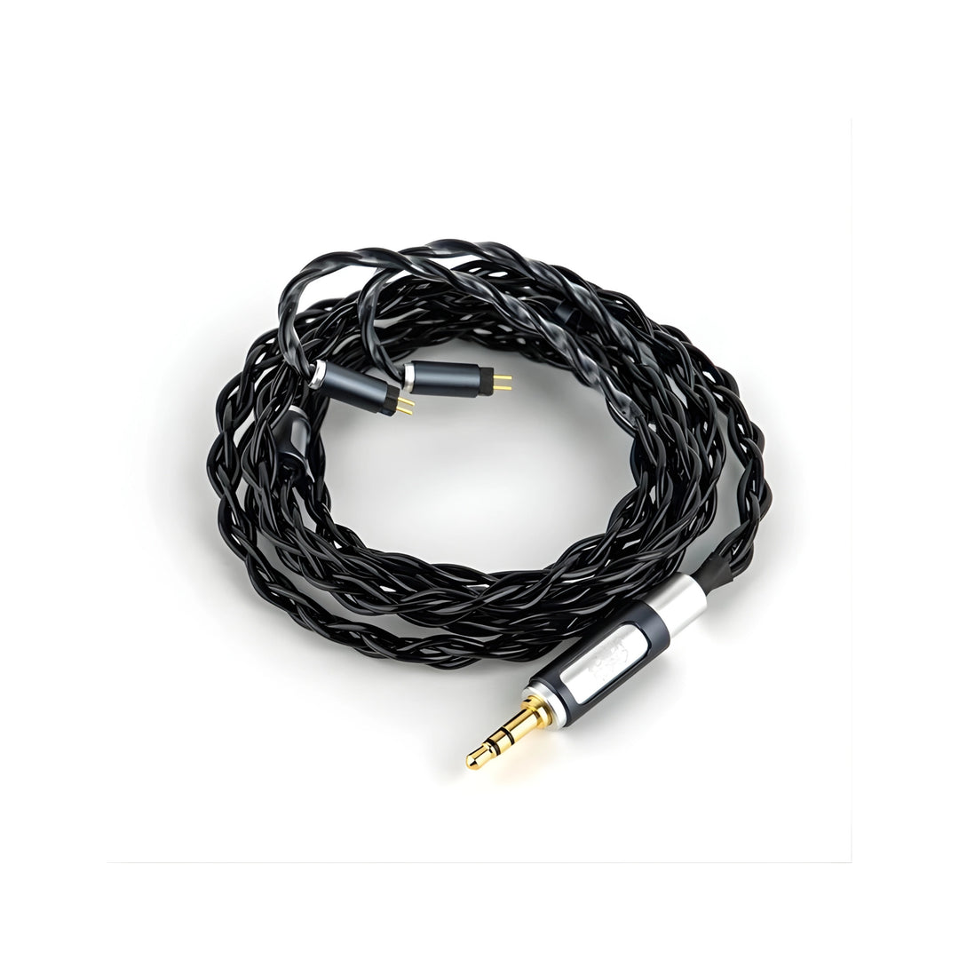 Punch Audio Portazo IEMs cable coiled whitebox