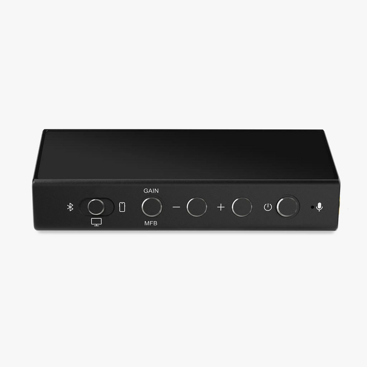 Questyle M18i dac/amp side buttons view whitebox