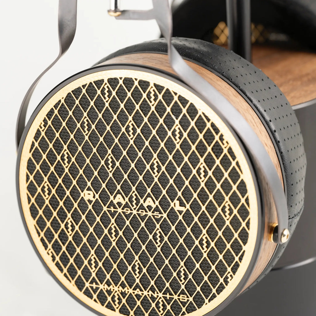 RaaL Immanis closeup decorative gold earcup grill