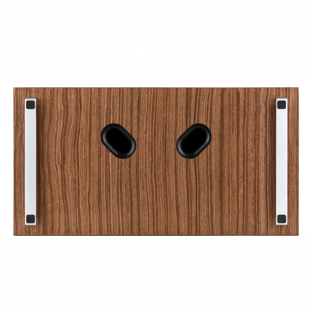 Ruark Audio R410 music system in walnut bottom view whitebox
