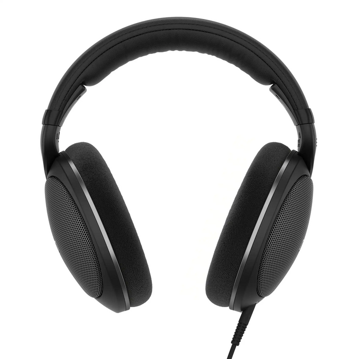 Sennheiser HD 550 headphones front facing with cable whitebox