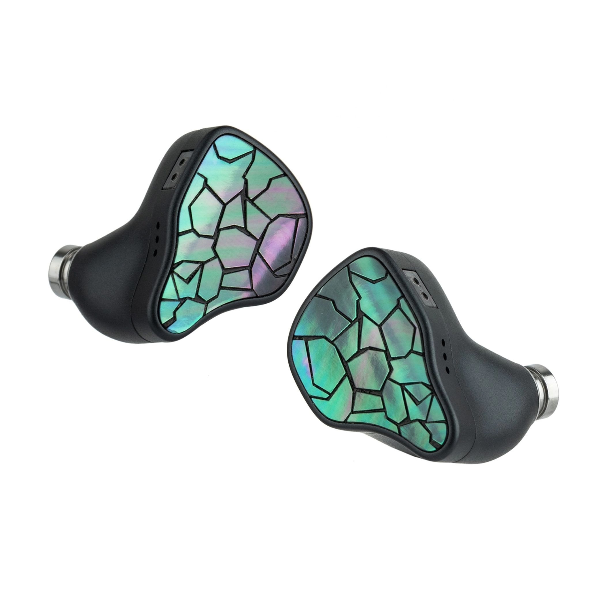 Thieaudio Hype 4 MKII iems front diagonal turned inwards whitebox