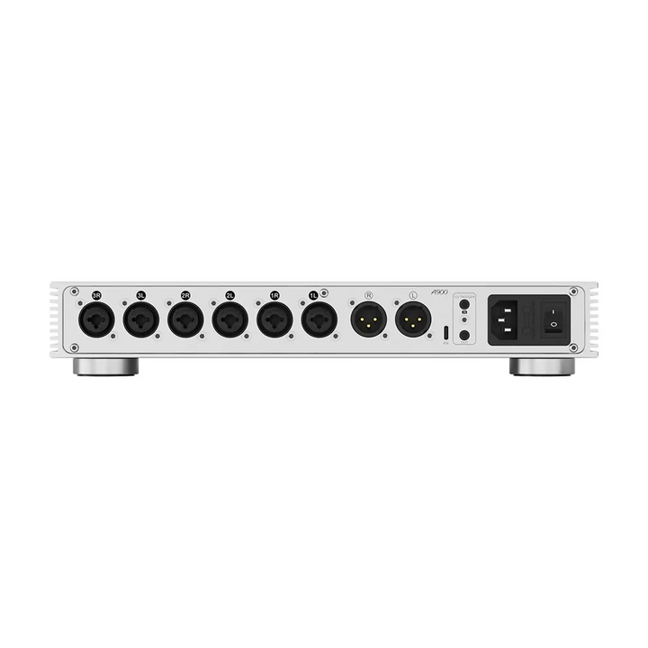 Topping A900 headphone amplifier rear center whitebox