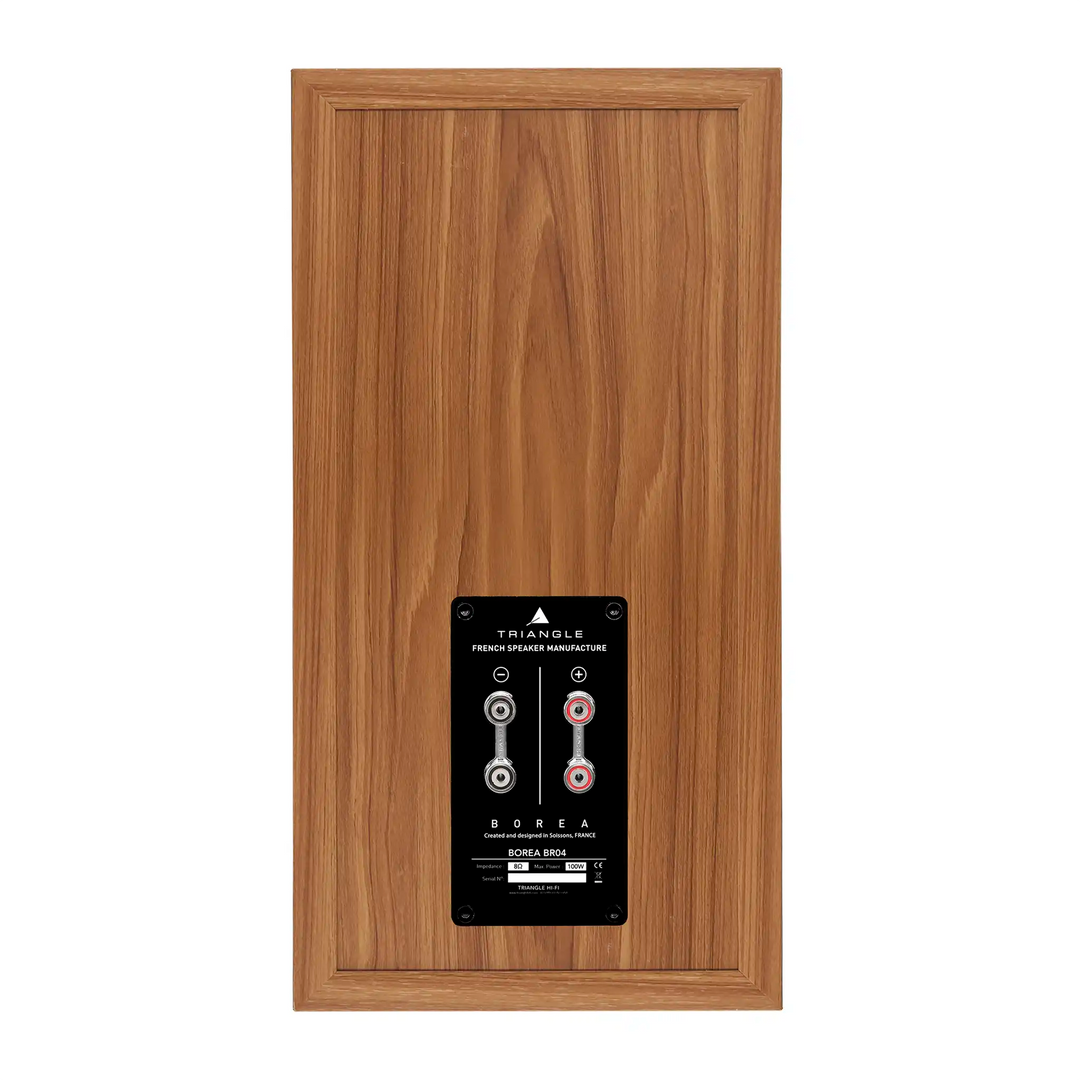 Triangle Audio Borea BR04 speaker oak green rear whitebox