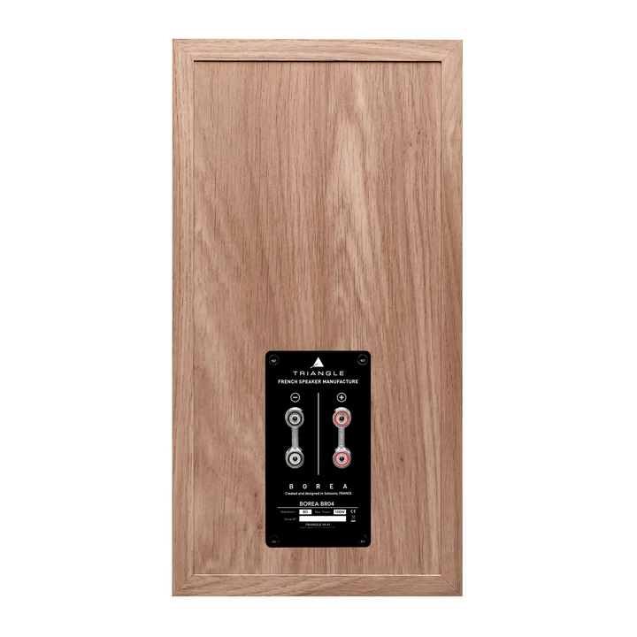 Triangle Audio Borea BR04 speaker light oak back whitebox