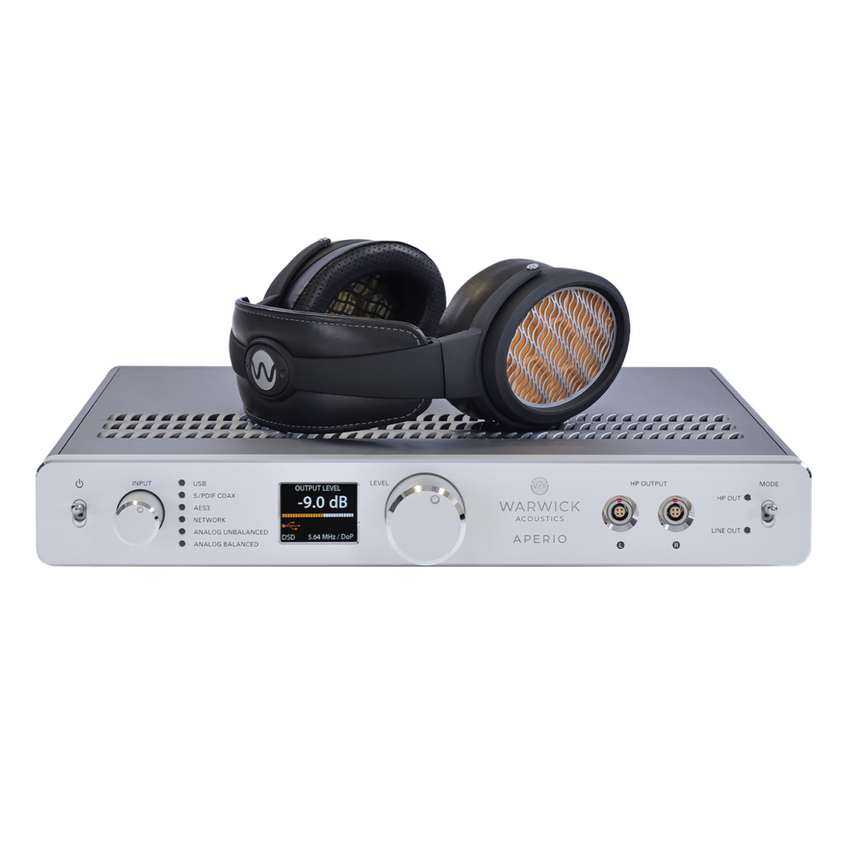 Warwick Acoustics Aperio GoldenSound Edition | Electrostatic Reference Headphone System