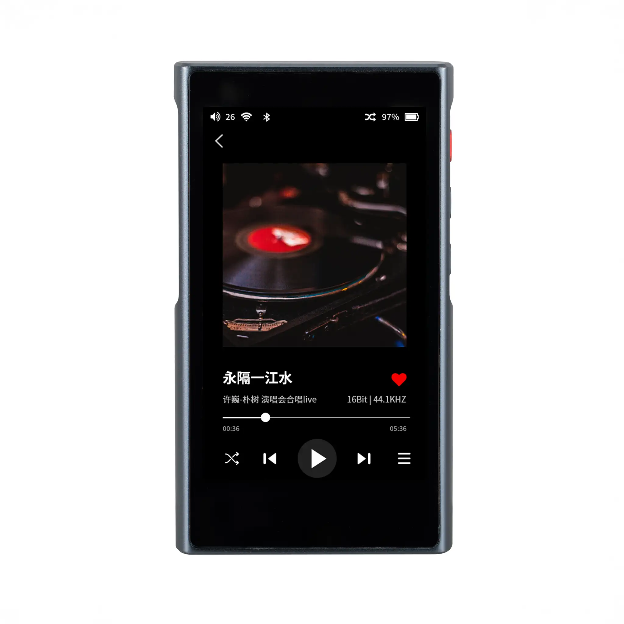 xDuoo X5 DAP front center whitebox