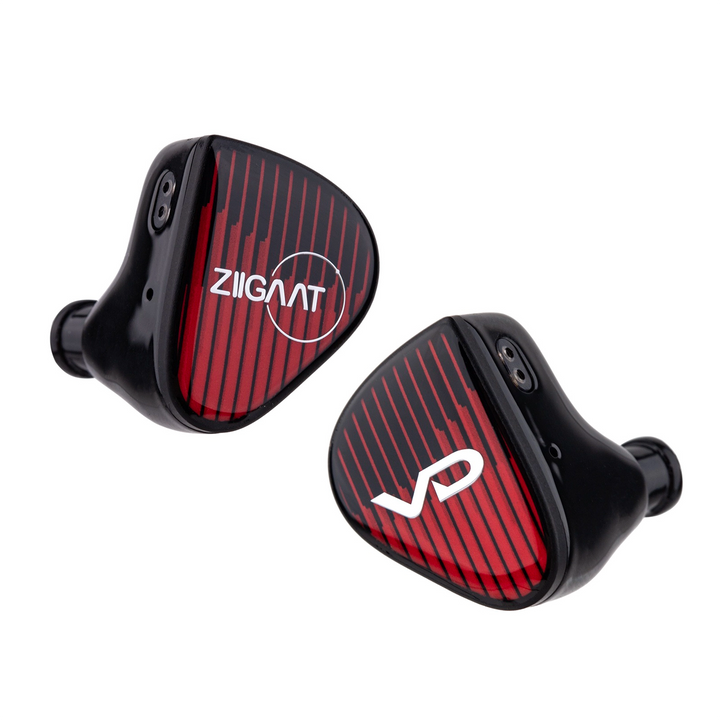 ZiiGaat RUMBA IEMs front whitebox