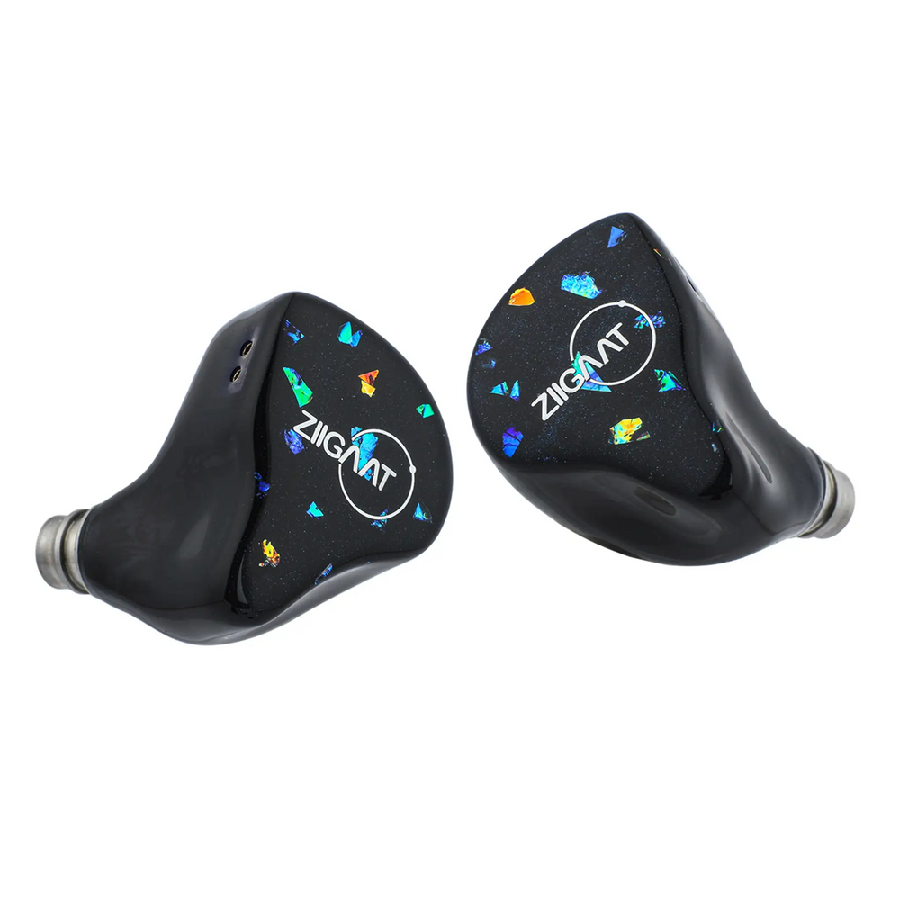 Ziigaat Doscinco iems front 3 quarter angle whitebox