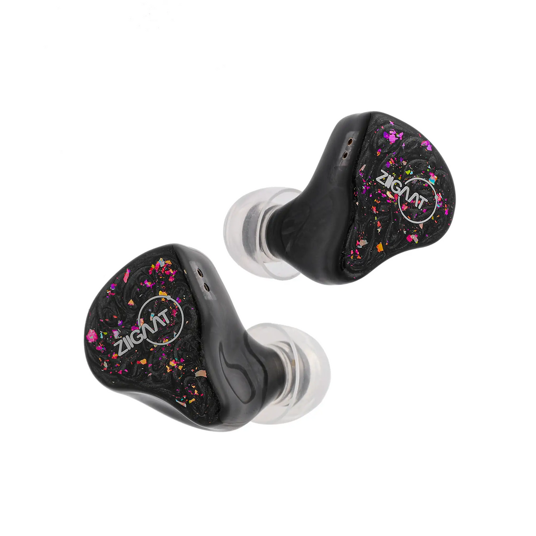 Ziigaat x Fresh Reviews Arete iems front view whitebox