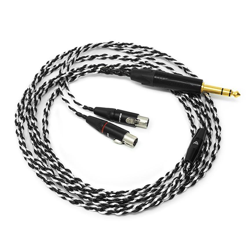 Audeze Premium Braided Cable | mini-XLR to 6.3mm Upgrade Cable-Bloom Audio