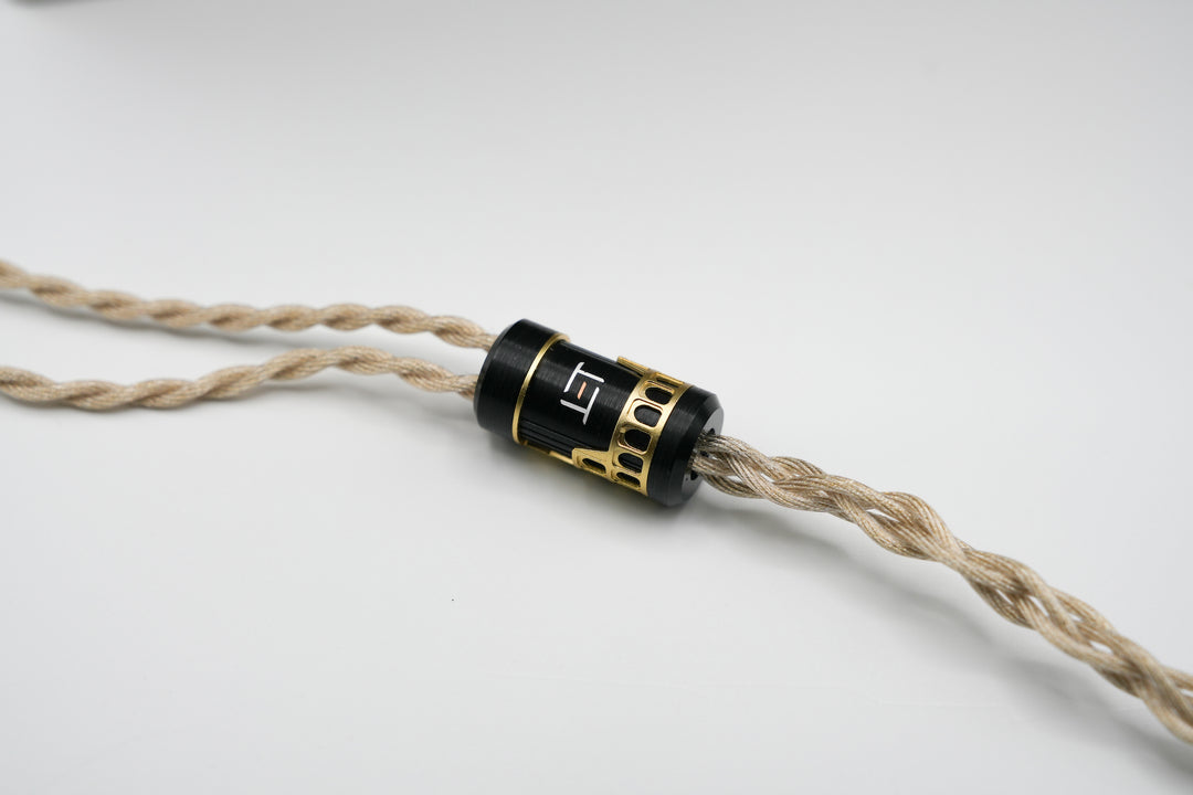 Eletech Aeneid PREOWNED | Gold/Silver IEM Cable-Bloom Audio