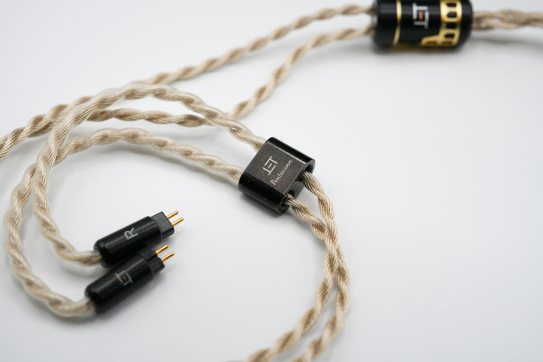Eletech Aeneid PREOWNED | Gold/Silver IEM Cable-Bloom Audio