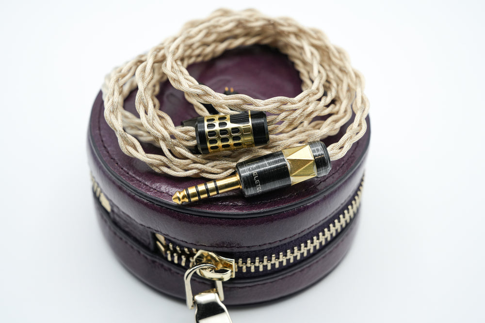 Eletech Aeneid PREOWNED | Gold/Silver IEM Cable-Bloom Audio