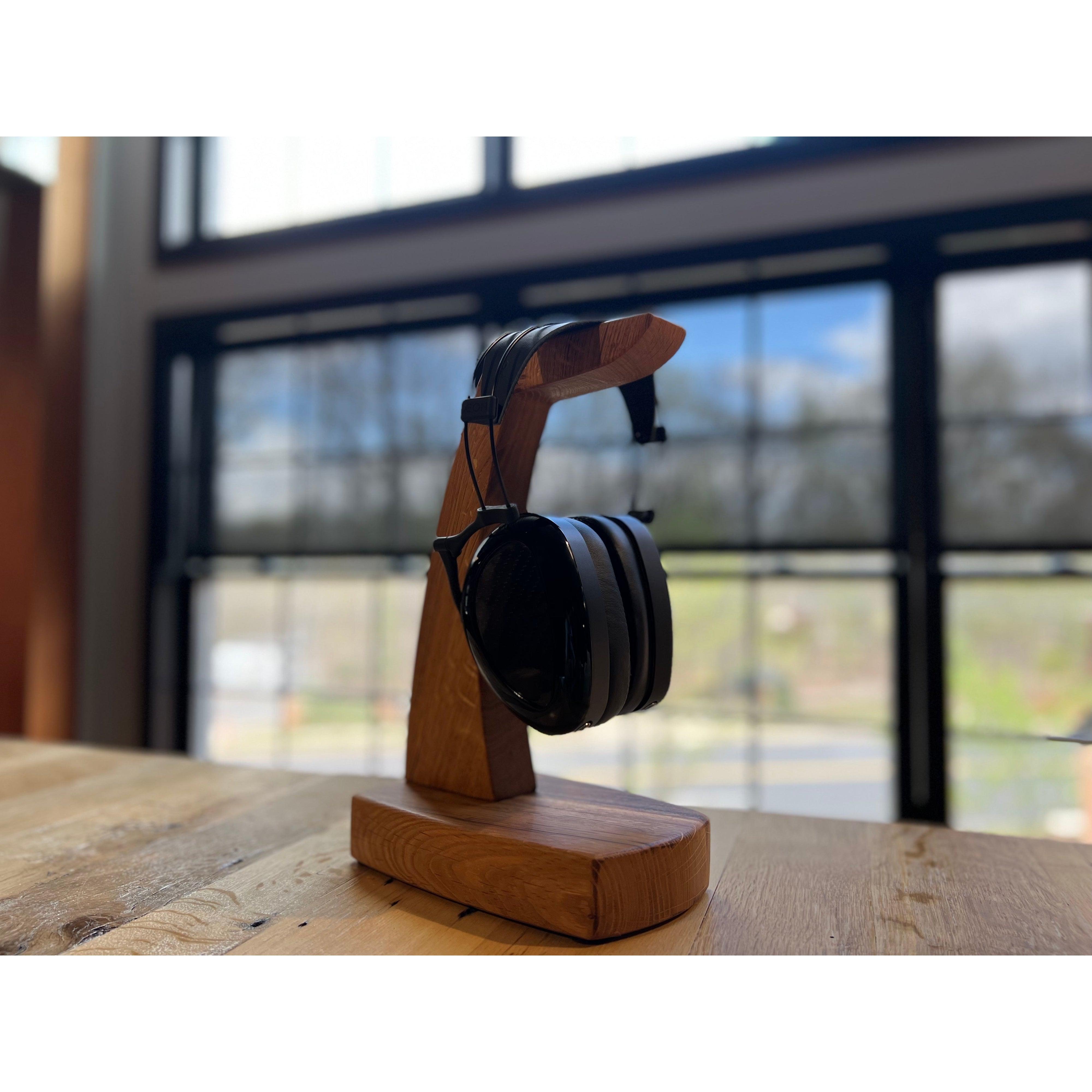 Diy wooden best sale headphone stand