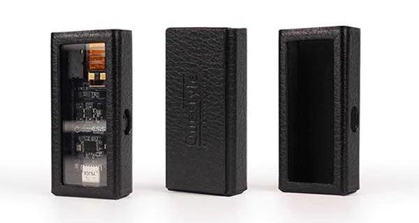 Questyle Leather Protective Case for M15 | Leather DAC Case - Black