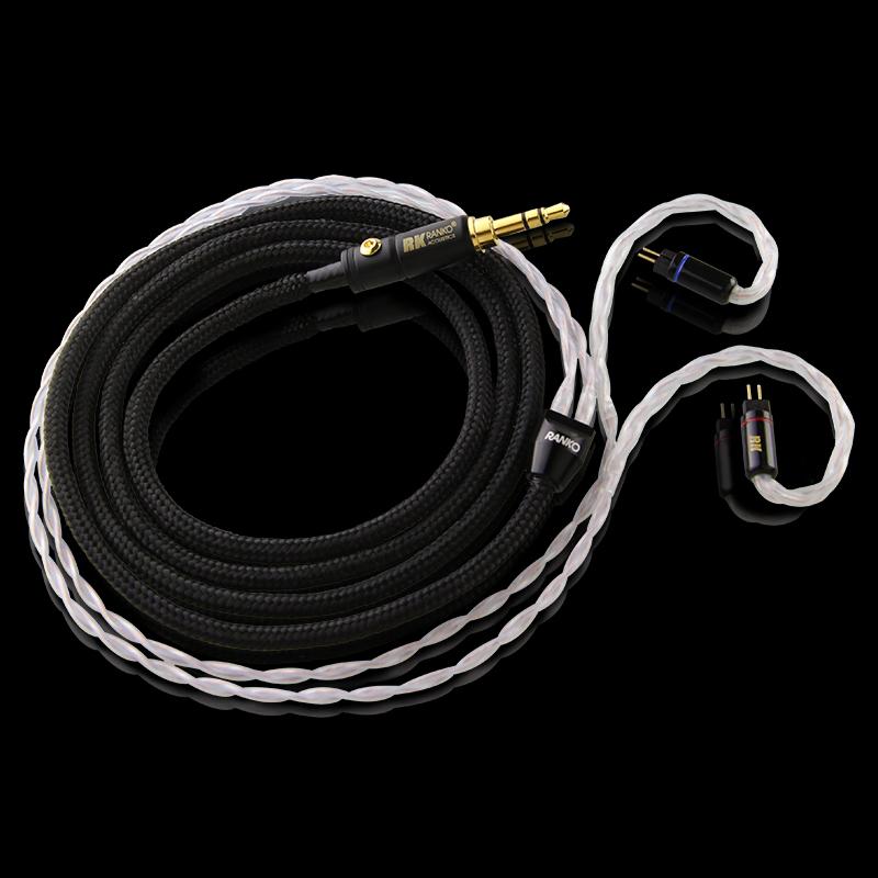 Ranko Acoustics RHA-800 | Silver-Plated OCC Copper Headphone Cable-Bloom Audio