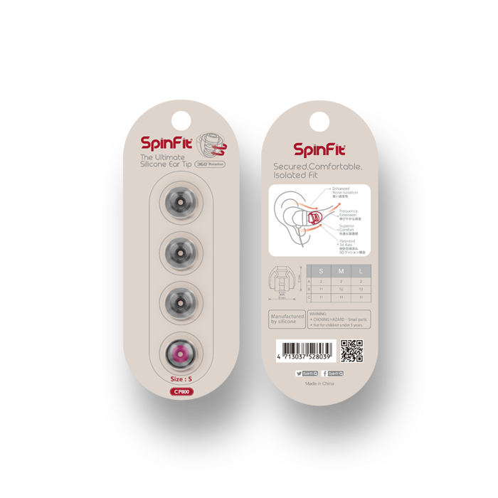 SpinFit CP800 | Premium Eartips (2 Pairs)-Bloom Audio