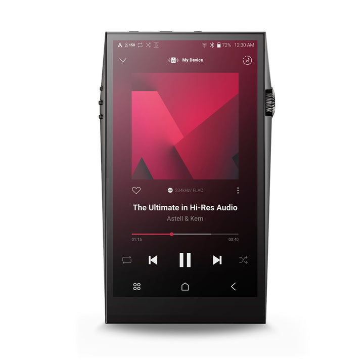 Astell&Kern SP3000 black front with active screen