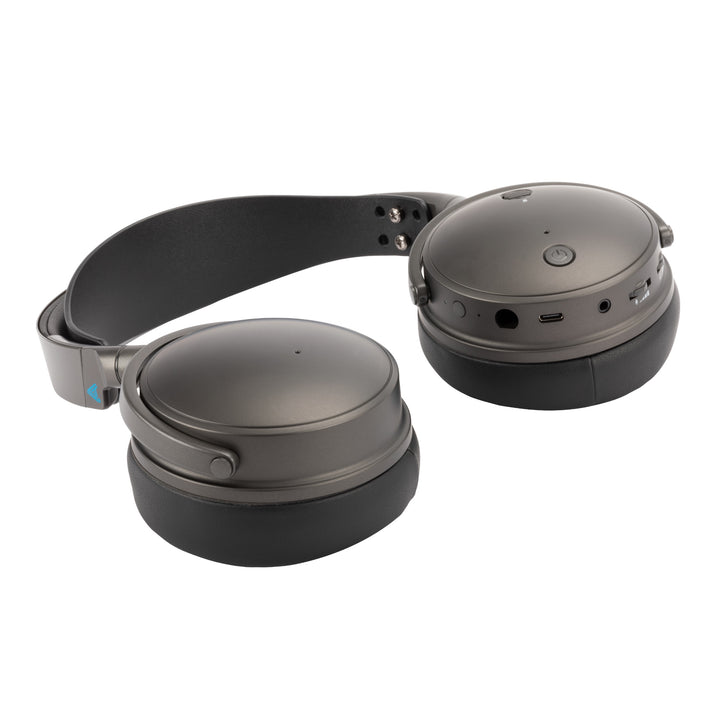Audeze Maxwell headset rotated cups over white background