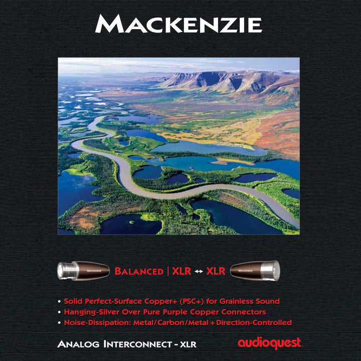 AudioQuest Mackenzie | XLR Analog Interconnect Cables-Bloom Audio