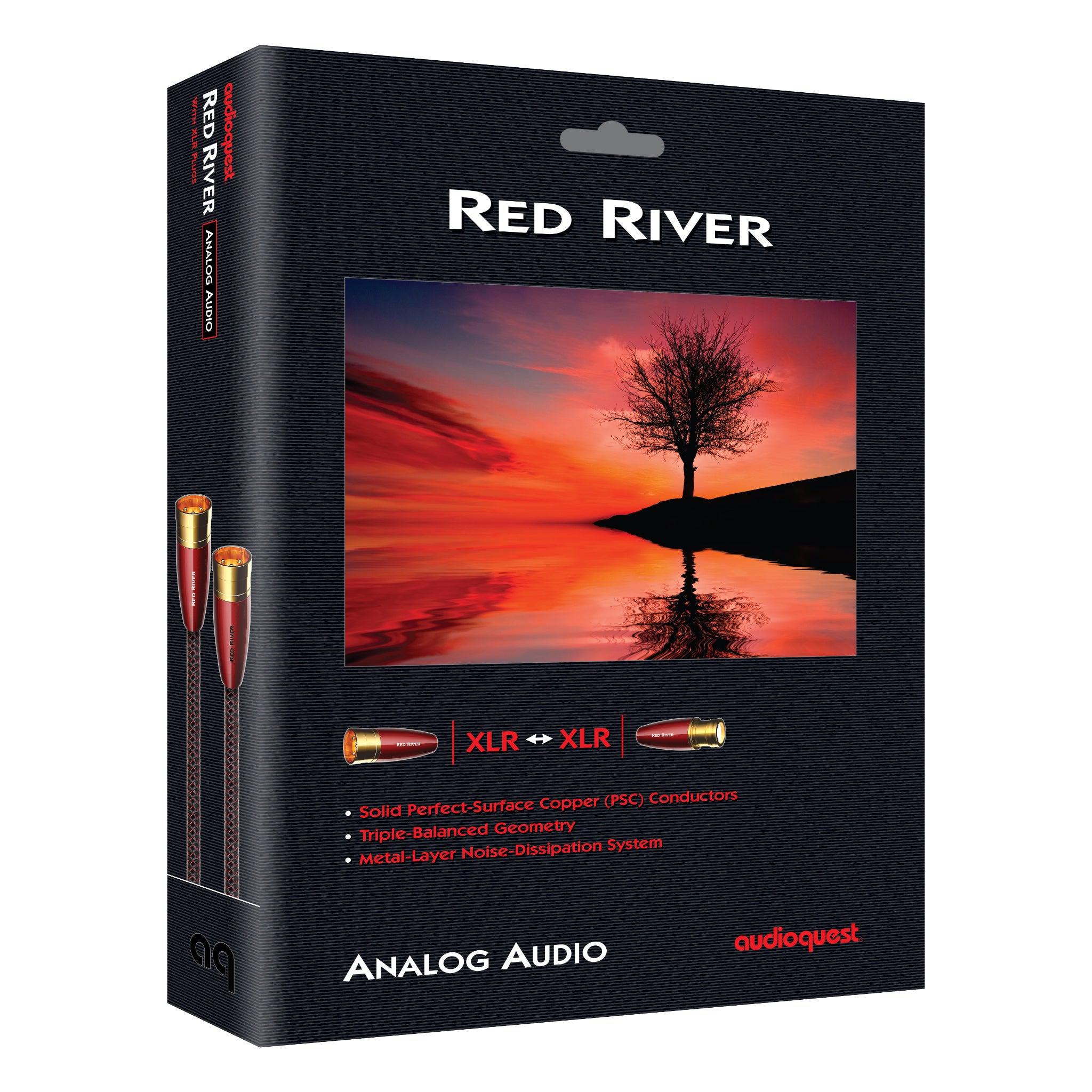 AudioQuest Red River | XLR Analog Interconnect Cables - .5m (1' 7