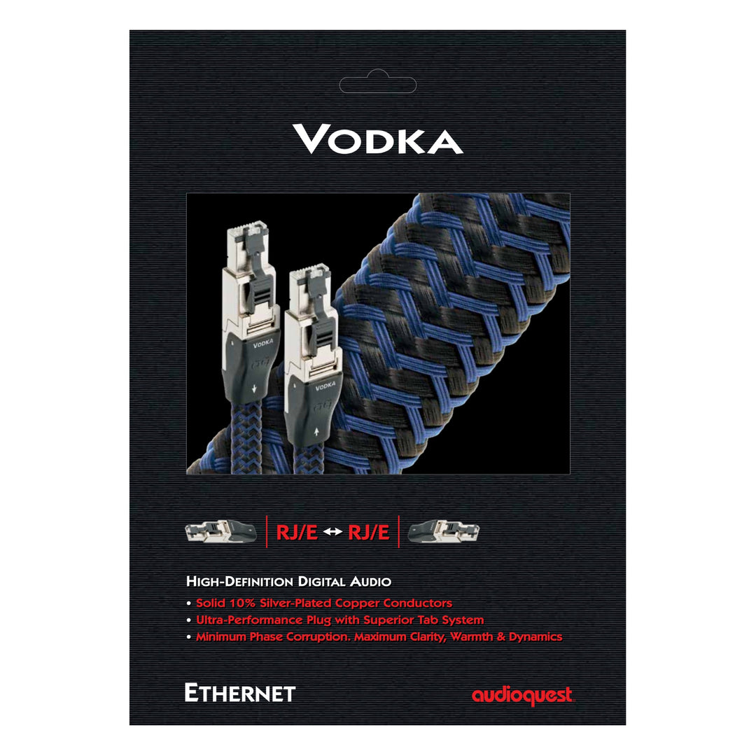 AudioQuest Vodka Ethernet cable retail package